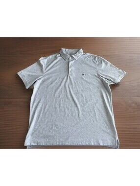 Vineyard Vines Performance Polo Men’s XL Gray Shirt Stretch Breathable